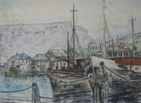 Cape Town harbour by Franck, William