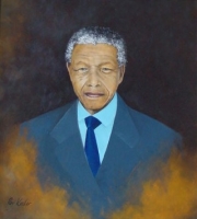 Portrait of Mandela by Keeler, Roy