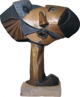 Bronze head by Slingsby, Robert  Bevan