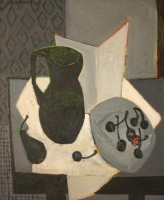 Still life with jug by Laubscher, Frederik Bester Howard