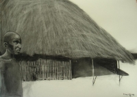 Young Man & Initiates House by Letsoalo, Amos (Mokgabudi)