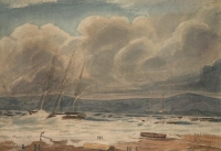 Series of watercolours covering the Cape of Good Hope - three by Pink, Edmund