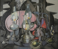 A still life with lamps by Preller, Alexis