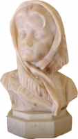 Antique marble bust by Unknown