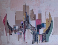 Composition/City Scene by Cantrell, Arthur