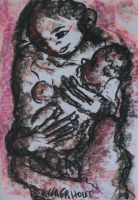 Untitled - mother and child by Claerhout, Frans Martin