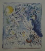 Chasing the blue bird by Chagall, Marc