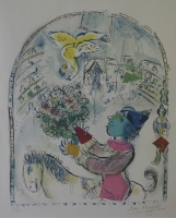 Le Cirque a lange [The circus with the angel] by Chagall, Marc