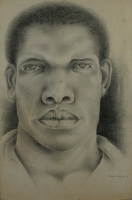 Black mans face by Buthelezi, Mbongeni Richman