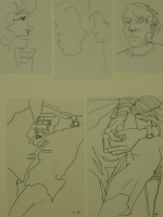 5 sketches - hands & faces by Relly, Tamsin