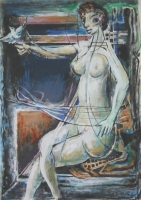 Abstract Nude by Baldinelli, Armando