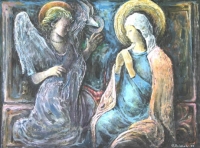 Mary with Angel by Baldinelli, Armando