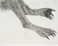 (Untitled) Two back legs of a wolf by Smith, Kiki