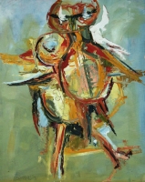 Untitled (small abstract figure ii) by Schimmel, Fred