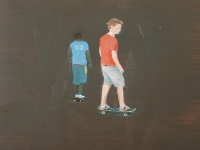 Skateboarders (in different minds) by Cullberg, Tom