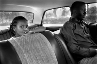 Girl in the car, Addis Ababa, Ethiopia, 2001 by Muluneh, Aida