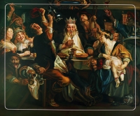 The King Drinks by Phokela, Johannes