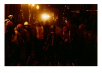 New York Underground- Night workers replacing the railway track by Mofokeng, Santu