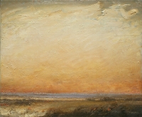Colour study for landscape ochre and mauve by Voight, Harold