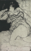 Reclining nude by Portway, Douglas Owen