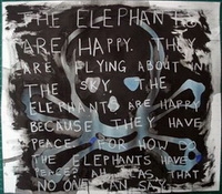 The happy elephants by van der Merwe, Hentie