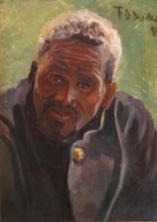 African man - Portrait of Man by Oerder, Frans David