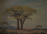 Landscape with Thorn tree by Pierneef, Jacob Hendrik