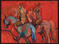 Nude Horse Riders by Pinker, Stanley