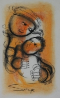 Mother with child by Selepe, Daniel