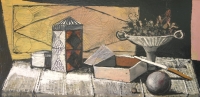 Still life with box by Coetzee, Christo