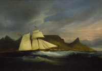 Clipper in Table Bay by Baines, Thomas