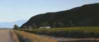 Vinyards, mountains and road by Bonney, Peter