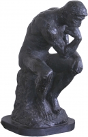 Thinking man statue by Unknown