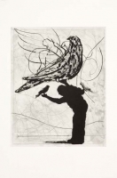 Magic Flute - Man and Bird by Kentridge, William