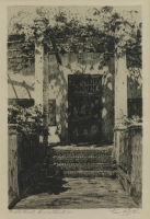 The old porch Borrotuntio by de Jongh, Tinus (Marthinus Johannes)