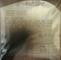 Encoded body - Pick n pay beefrump by Stretton, Pamela