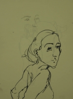 Sketch of girl by Relly, Tamsin