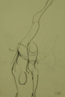 Person with leg in the air by Relly, Tamsin