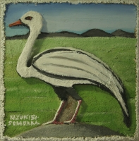 Large white bird by Somdaka, Mzukisi Thomas
