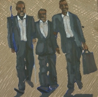 3 men in suits by Fulani, Ernest