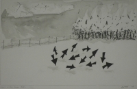 Crows in the snow 2007 by Gietl, Karl