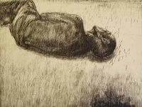 Large Lying Figure by Louw, Johann