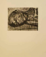 Lying Head III by Louw, Johann