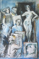 Art Nude Lesson by Baldinelli, Armando