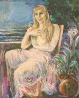Portrait of a Lady by Baldinelli, Armando