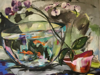 Goldfish & Orchid by Davidson, Suzy