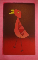 Small pink bird II by Schimmel, Fred