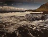 Indian ocean & blue rocks at Natures valley by Oberholzer, Obie