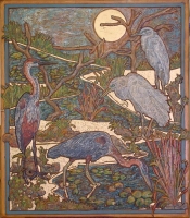 Herons And Egrets by Burstein, Heindle