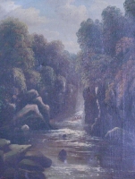 Waterfall - Very damaged by Morris, T